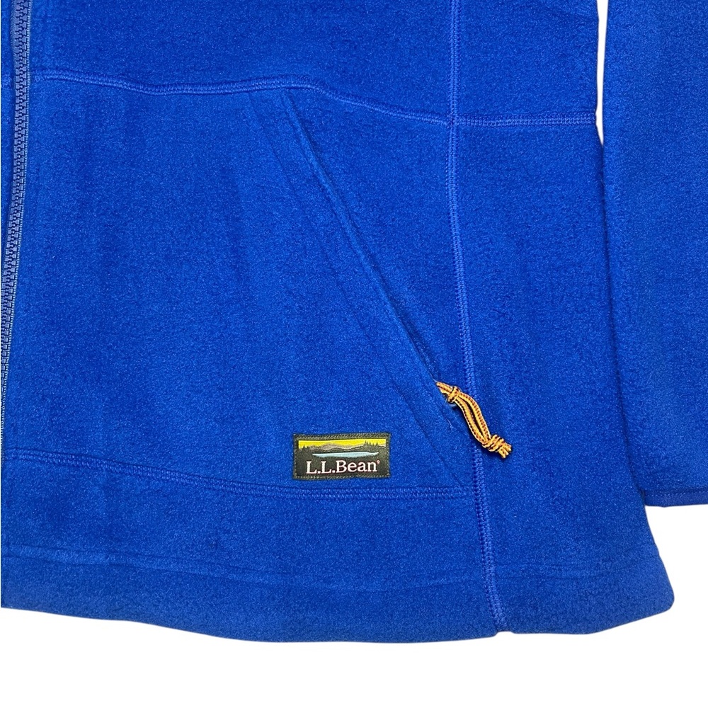 L.L.Bean Mountain Classic Fleece Jacket  Blue Full Zip Long Sleeve Women 2X NEW - Picture 8 of 16